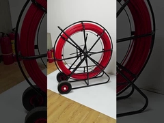 4.5-18mm Fiberglass Duct Rodder Fiber Optical Cable Pulling Machine Τραβηχτής οπτικών καλωδίων