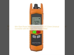 Μίνι Οπτικό Μέτρο Ισχύος Υποστηρίζει FC/SC/ST 2.5mm Universal Connector με VFL Fiber Optic Power Meter