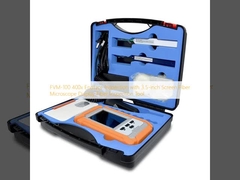 FVM-100 400x Έλεγχος Πρόσωπο Κοπής με Οθόνη 3,5 ιντσών Εμφάνιση Μικροσκοπίου Ινών Εργαλείο Ελέγχου Ινών