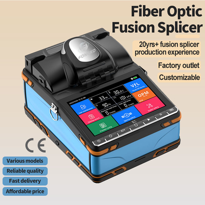6 γρήγορο Splicer τήξης οπτικής ίνας συγκόλλησης μηχανών 8S για την κατασκευή