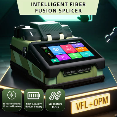 Οπτική ίνες σύντηξη Splicer έξι κινητήρες πυρήνα σε πυρήνα σύντηξη Splicer