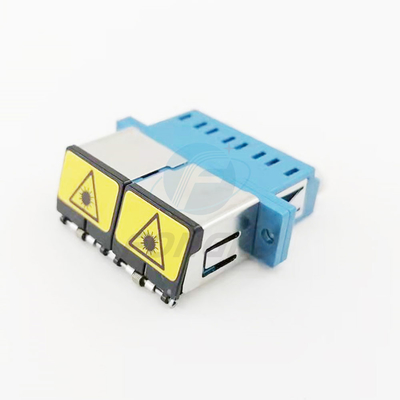 Μπλε αυτόματος παραθυρόφυλλων συνδετήρας προσαρμοστών DX lC UPC Sc διπλός με τη φλάντζα