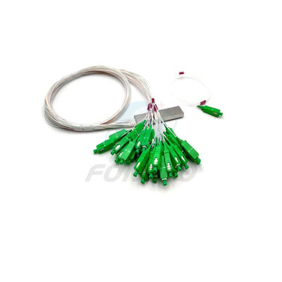 ποιότητας  1x32 0.9mm FTTH Micro PLC Fiber Optic Splitter Cable Copuler Εργοστάσιο