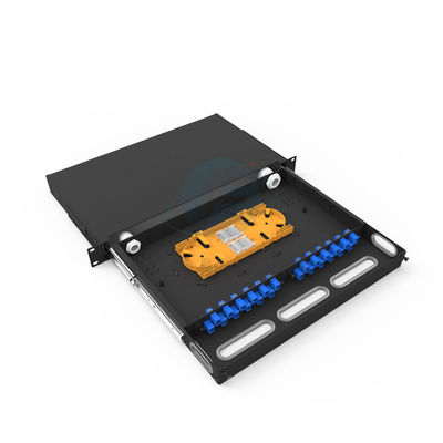 ποιότητας  6-48 Port Sliding ODF Fiber Optic Patch Panel For Data Center Εργοστάσιο