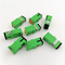 Πράσινοι APC Sc της Shell αυτόματοι μονοκατευθυντικοί Singlemode προσαρμοστές οπτικών ινών για FTTH