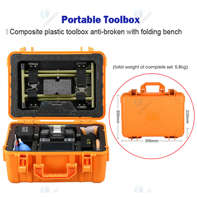 Splicer οπτικών ινών επίδειξης χρώματος LCD TFT, οπτική ίνα FONGKO που συνδέει τη μηχανή