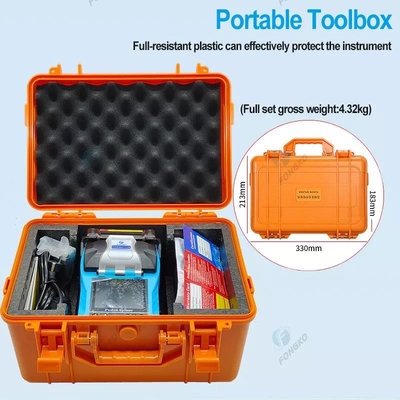 4800mAh μπαταρία Fiber Optic Fusion Splicer για την απρόσκοπτη συγκόλληση καλωδίων ινών