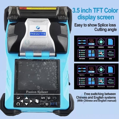 4800mAh μπαταρία Fiber Optic Fusion Splicer για την απρόσκοπτη συγκόλληση καλωδίων ινών