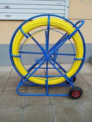 4.5mm-18mm Fiber Optic Cable Pulling Duct Rod FTTH Fiberglass Duct Rodder