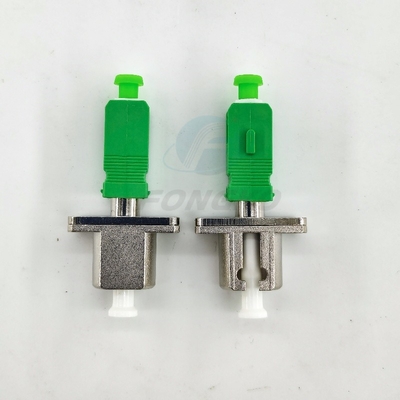 Simplex Simglemode Fiber Optic Adapter LC APC - SC APC FTTH Άντρας προσαρμογέα οπτικού μεταλλικού ζευγαριού
