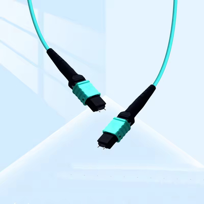 MPO/UPC - Άντρας MPO/APC - Γυναικείο καλώδιο δέσμης οπτικών ινών OM3 FTTH 12 πυρήνες