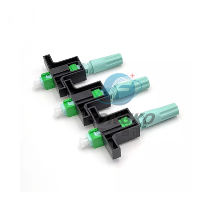 SC APC Fiber Optic Fast Connector Πεδίο εγκατάσταση FTTH Quick Optical Connector