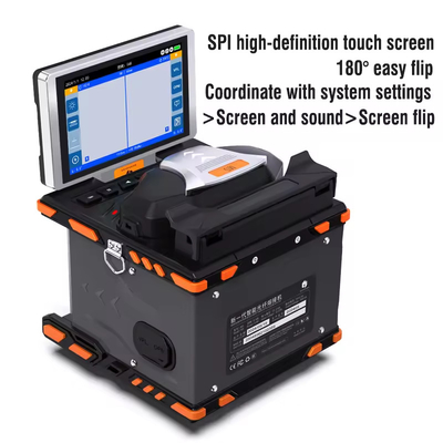 6 κινητήρες Fiber Optic Fusion Splicer 6S FTTH Μηχανή συγκόλλησης οπτικών ινών