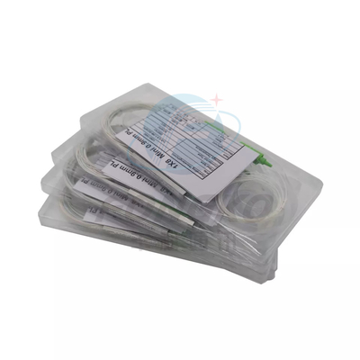 1*8 SC APC Fiber Optic PLC Splitter 1:8 Steel Tube FTTH Μίνι Οπτικό PLC Splitter
