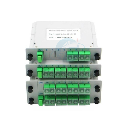 1*8 1*16 1*32 SC APC Fiber Optic PLC Splitter LGX FTTH Οπτικός PLC Splitter