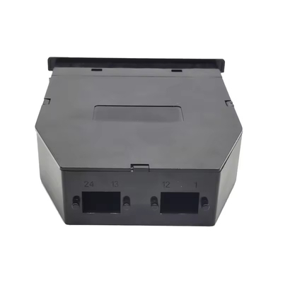 24F Μαύρη LC Duplex Multimode MPO MTP Fiber Cassette για 24 θύρες OM3 OM4 OS2 Πατσελ Πάνελ