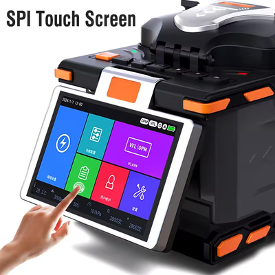 6 κινητήρες Fiber Optic Fusion Splicer 6S FTTH Μηχανή συγκόλλησης οπτικών ινών