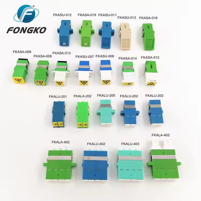 MPO Simplex Fiber Adapter Οπτικός σύνδεσμος χωρίς φλέβα OM3 Οπτικός προσαρμογός ινών