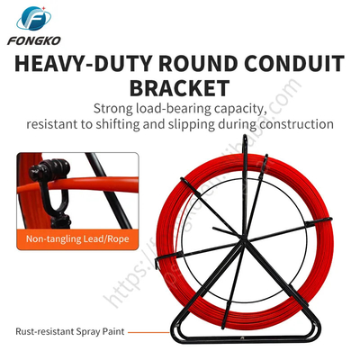FTTH Fiberglass Duct Rodder 300m μήκος 4,5-18mm οπτικό καλώδιο