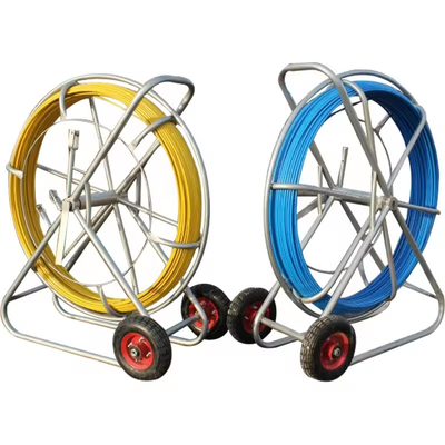 4.5-18mm Fiberglass Duct Rodder Fiber Optical Cable Pulling Machine Τραβηχτής οπτικών καλωδίων