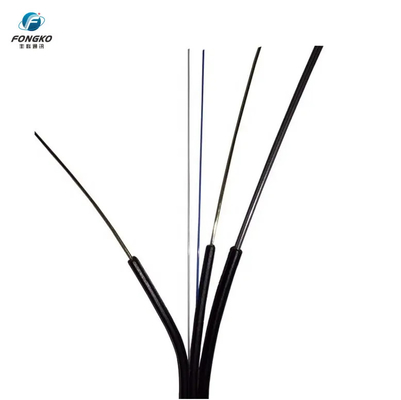 Εξωτερικό GJYXFCH 2*5mm FTTH Reel Drum Fiber Drop Cable LSZH Αυτοεξουσιαζόμενο οπτικό καλώδιο