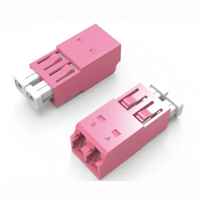 Δικτυακό σύστημα LC/PC προς LC/PC OM4 Multimode Flangeless Coupler OM4 Fiber Optic Network Adapter