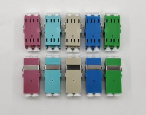 Δικτυακό σύστημα LC/PC προς LC/PC OM4 Multimode Flangeless Coupler OM4 Fiber Optic Network Adapter