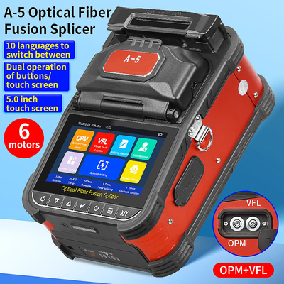 FONGKO Hot Products A-5 Οπτικό Σύνδεσμο Fusion Fiber Splicer Μηχανή Σύνδεσης Οπτικών ινών