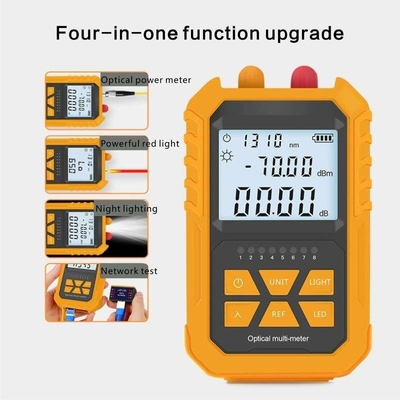 FONGKO OPM VFL All-in-one μετρητής ισχύος ινών οπτικής RJ45 Δοκιμαστής καλωδίων Πολυλειτουργικός μετρητής οπτικής ισχύος