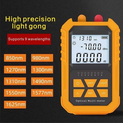 FONGKO OPM VFL All-in-one μετρητής ισχύος ινών οπτικής RJ45 Δοκιμαστής καλωδίων Πολυλειτουργικός μετρητής οπτικής ισχύος