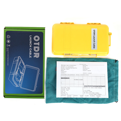 FONGKO SC/APC-SC/APC Διάταξη καλωδίου οπτικών ινών SM 150M 300M 500M 1KM 2KM OTDR δοκιμή Extension Cord OTDR Launch Cable Box