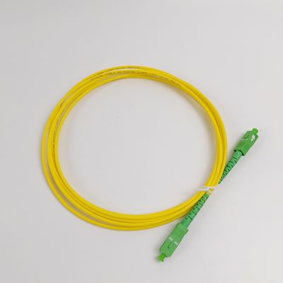 Οπτικό καλώδιο Patch Cord Κίτρινο Pigtail SC/APC G652D Single Mode LSZH 1M Simplex 2.0mm Fiber Optic Patch Cord