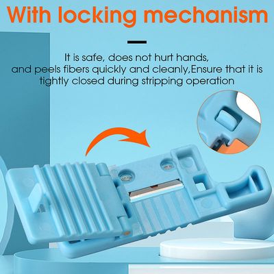 AUA-05 Απογυμνωτής χαλαρών ινών για 1.9-3.0mm FTTH Fiber Stripper Midspan Channel Tool