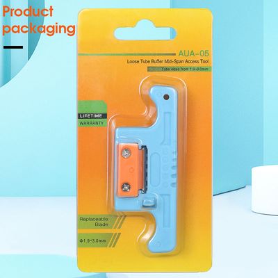 AUA-05 Απογυμνωτής χαλαρών ινών για 1.9-3.0mm FTTH Fiber Stripper Midspan Channel Tool