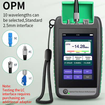 FONGKO Μίνι OTDR Tester 1310nm 1550nm 1610nm 1625nm 1650nm Οπτικό χειροκίνητο χρονικό πεδίο αντανάκλατομέτρου Οπτικού εξοπλισμού ινών