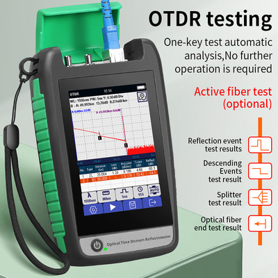 FONGKO Μίνι OTDR Tester 1310nm 1550nm 1610nm 1625nm 1650nm Οπτικό χειροκίνητο χρονικό πεδίο αντανάκλατομέτρου Οπτικού εξοπλισμού ινών