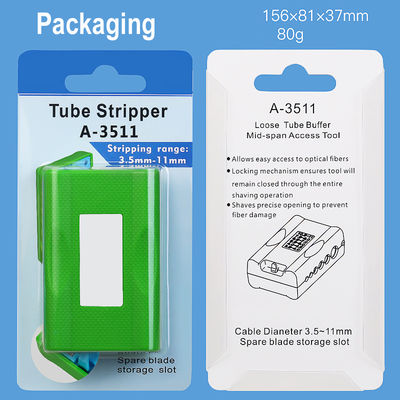 Απογυμνωτής οπτικού καλωδίου A-3511 3.5-11mm FTTH Drop Cable Optic Stripper Διαμήκης κόφτης καλωδίου Απογυμνωτής καλωδίου