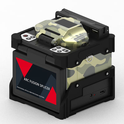 Fiber Fusion Splicing Machine Optical Fiber Fusion Splicer Fiber Optic Equipment 6 Motor