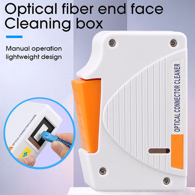 FONGKO White Cable Cleaning Tool 550 times SC FC ST LC Connector Cleaner Fiber Optic Cleaning Box Fiber Optic Cleaner
