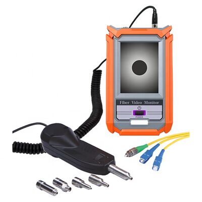 FONGKO Επαγγελματικό Κιτ Εργαλείων Καθαρισμού Τελικής Όψης Οπτικών Ινών, Σετ Επιθεώρησης Οπτικών Ινών για Τηλεπικοινωνίες