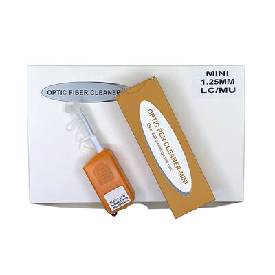 Πένα καθαρισμού οπτικών ινών FKEQU-446 CLEP-125-M για LC/MU 1.25mm με 800+ καθαρισμούς MINI τύπου πορτοκαλί χρώμα καθαρισμός οπτικών ινών