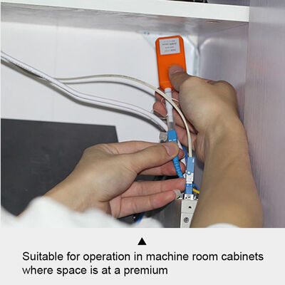 Πένα καθαρισμού οπτικών ινών FKEQU-446 CLEP-125-M για LC/MU 1.25mm με 800+ καθαρισμούς MINI τύπου πορτοκαλί χρώμα καθαρισμός οπτικών ινών