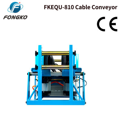 FONGKO FKEQU-810 AC380V AC220V Τραβηχτής καλωδίων Πολλαπλές μονάδες Συνδεδεμένη μηχανή μεταφοράς καλωδίων Κατασκευή υπόγειων καλωδίων