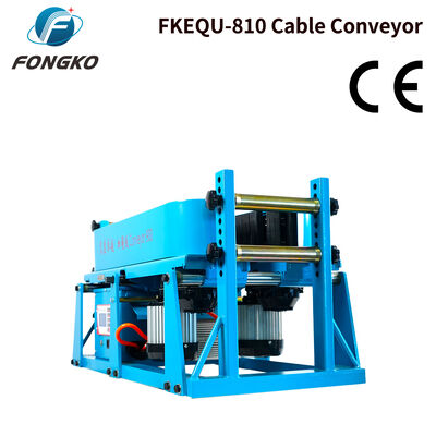 FONGKO FKEQU-810 AC380V AC220V Τραβηχτής καλωδίων Πολλαπλές μονάδες Συνδεδεμένη μηχανή μεταφοράς καλωδίων Κατασκευή υπόγειων καλωδίων