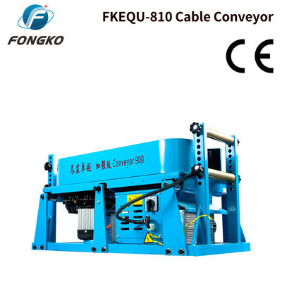 FONGKO FKEQU-810 AC380V AC220V Τραβηχτής καλωδίων Πολλαπλές μονάδες Συνδεδεμένη μηχανή μεταφοράς καλωδίων Κατασκευή υπόγειων καλωδίων
