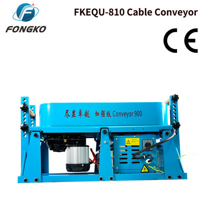 FONGKO FKEQU-810 AC380V AC220V Τραβηχτής καλωδίων Πολλαπλές μονάδες Συνδεδεμένη μηχανή μεταφοράς καλωδίων Κατασκευή υπόγειων καλωδίων