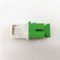 SM SC/APC άσπρος αυτόματος Shutterwith μετάλλων προσαρμοστής οπτικών ινών σράπνελ πράσινος