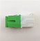 Αυτόματος APC μονοκατευθυντικός Singlemode άσπρος πράσινος Shell παραθυρόφυλλων προσαρμοστής οπτικών ινών προσαρμοστών SC/APC σράπνελ μετάλλων