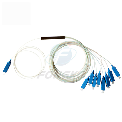 1x8 1 1*32 1*64 FTTH PLC Steel Tube Splitter SC UPC 0,9mm Φύλα οπτικής PLC Splitter