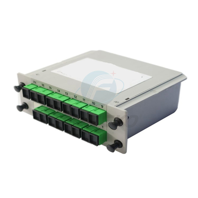 Οπτικός Splitter Mini Type Plc Sc Apc Splitter 1X16 Οπτική ίνα Εισαγωγή για Ftth